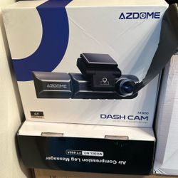 AZDOME M550 MAX 3-Channel 4K Dash Cam with WiFi 4K+1080P+2.5K with 3.19" Screen Built-in WiFi GPS Free 64GB Card IR Night Vision 24H park monitor 3-Le