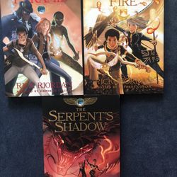 The Red Pyramid, The Throne Of Fire, & The Serpent’s Shadow Graphic Novels