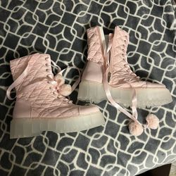 Really Cute Pink Boots