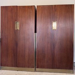 VINTAGE MID CENTURY MODERN ARMOIRES by JOHN STUART