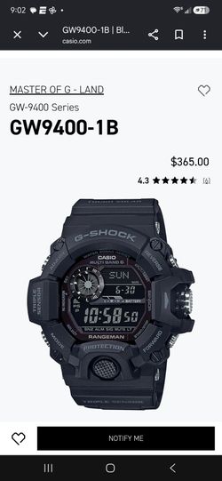 Casio G-Shock Rangeman GW9400 Watch