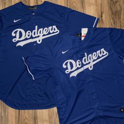 New men’s size XL Nike LA dodgers blue Jersey 