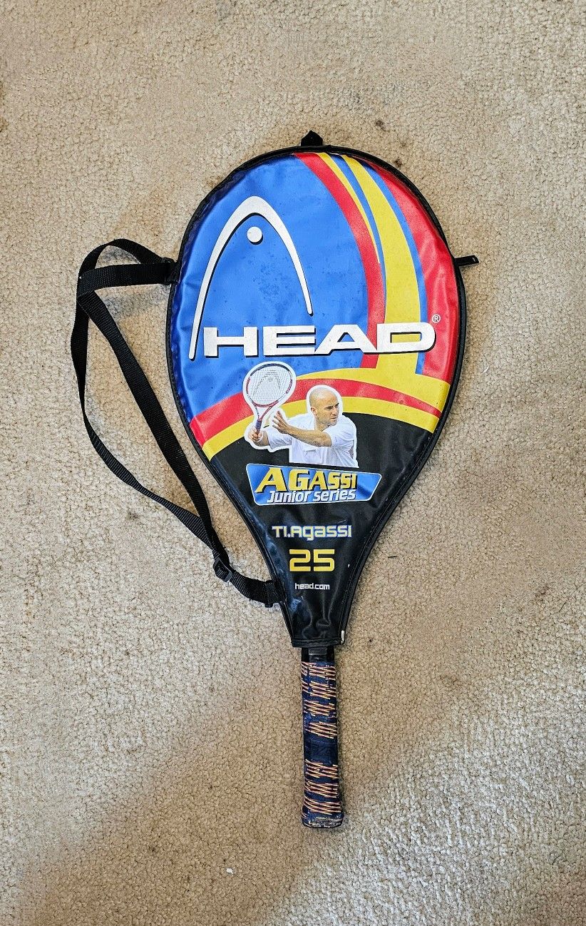 Head Ti.Agassi Jr Series Tennis Racket With Cover