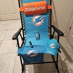 Miami Dolphins Rocking Chair 
