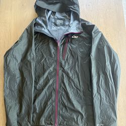 Outdoor Research Helium II Rain Jacket Women XL Waterproof OR
