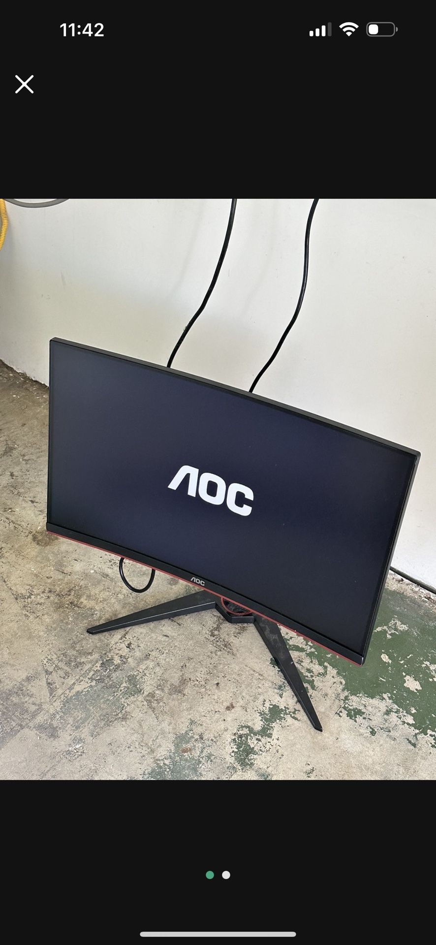 AOC C24G1 24" Curved Frameless Gaming Monitor