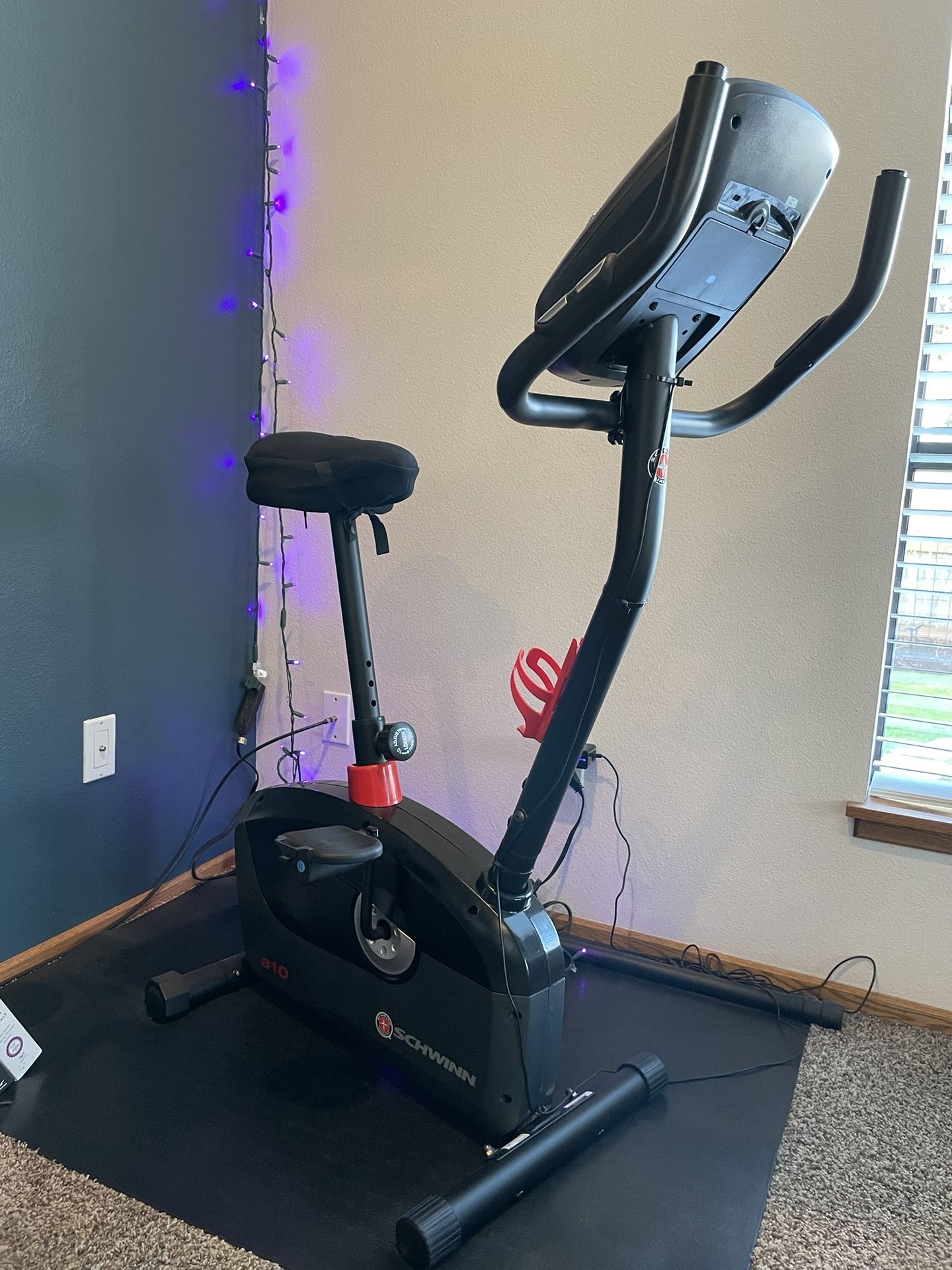Schwinn A10 Upright Exercise Bike Bundle