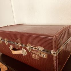 Trunk Antique  Steamship Luggage Retro Old School 