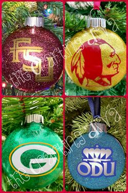 Sports Themed Christmas Ornaments 