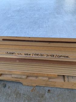 18mm MDF with Laminate