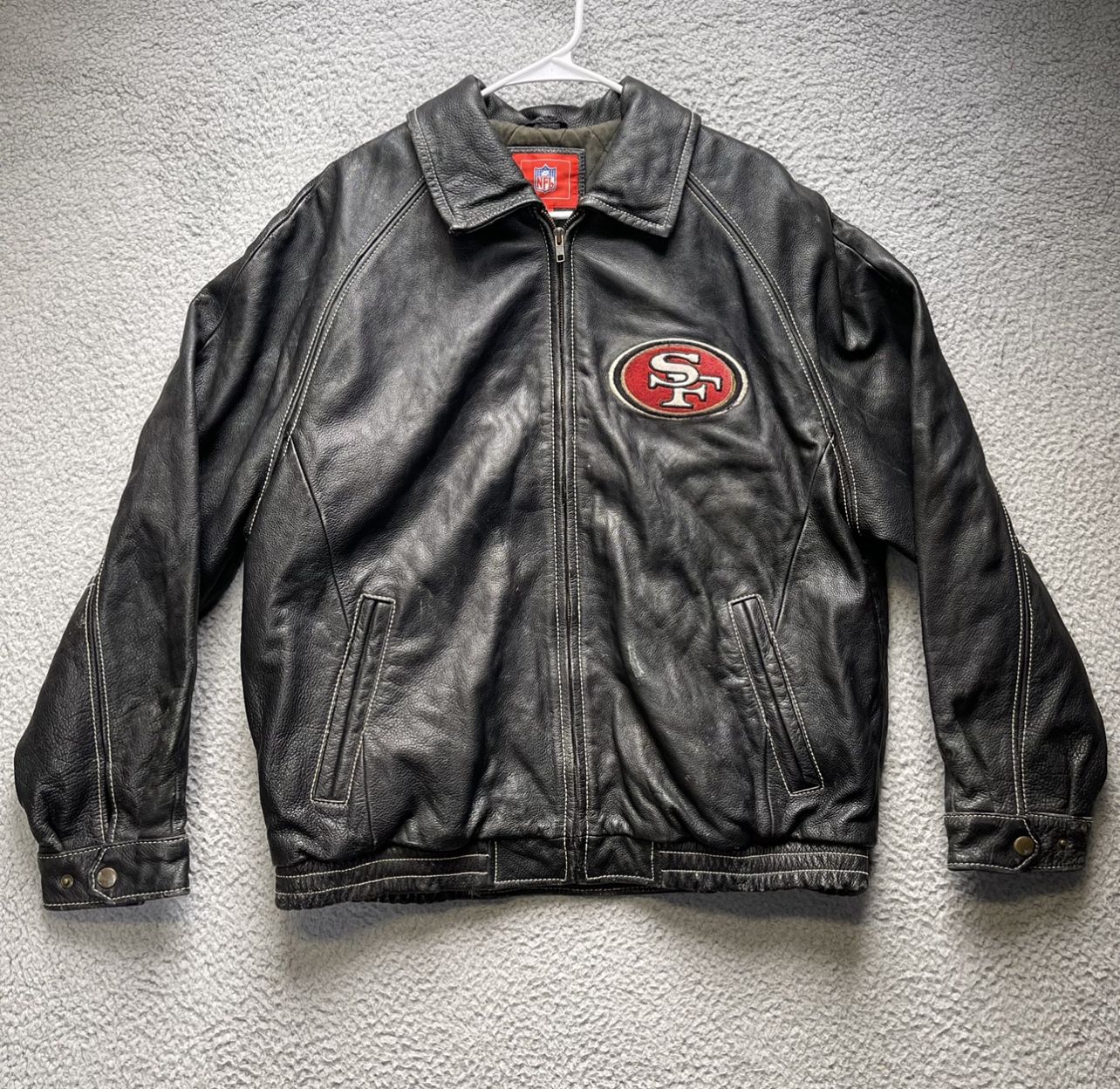 Vintage San Francisco 49ers Leather Jacket 