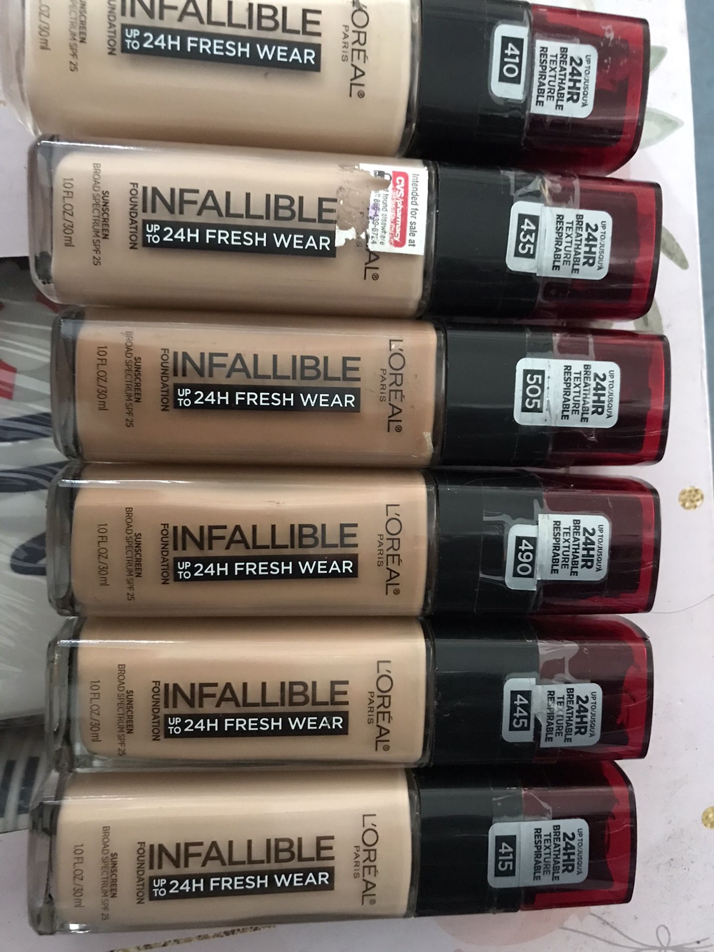 New L’Oréal Infallible Fresh Wear Foundations