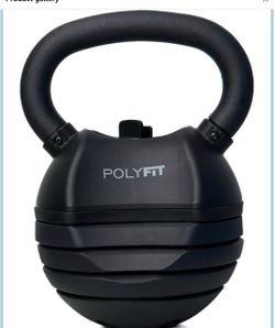 Polyfit Adjustable Kettlebell Set - 5-in-1 Weights for Home Gym 5-in-1 adjustable weight design, 30/40/50 lb options, non-slip grip, cast iron build, 