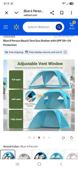 Gorich 6-Person Beach Tent Sun Shelter