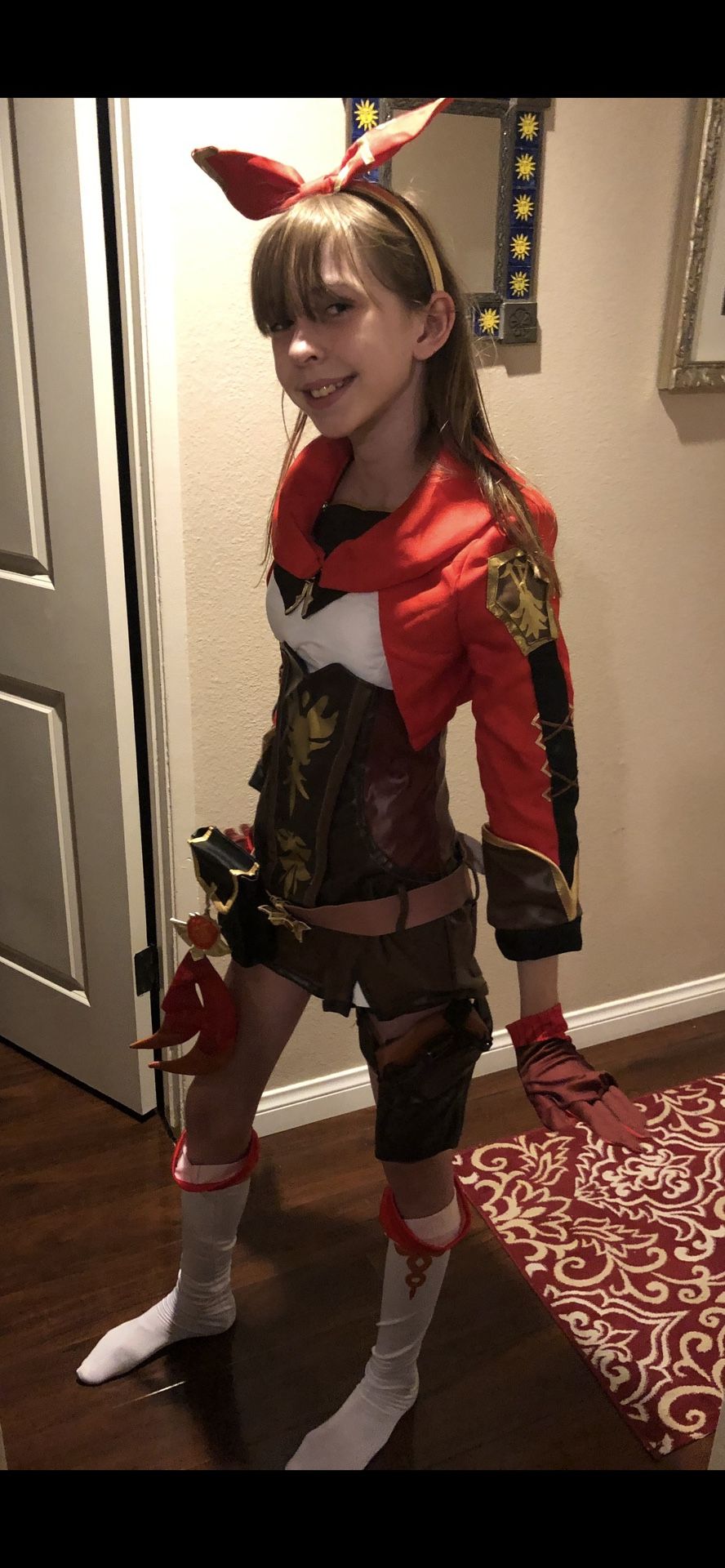 Amber Cosplay Genshin Impact Costume -Size XS