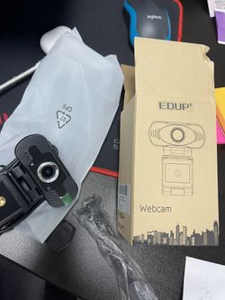 Webcam with Microphone, 1080P Full HD g Computer Web Camera 