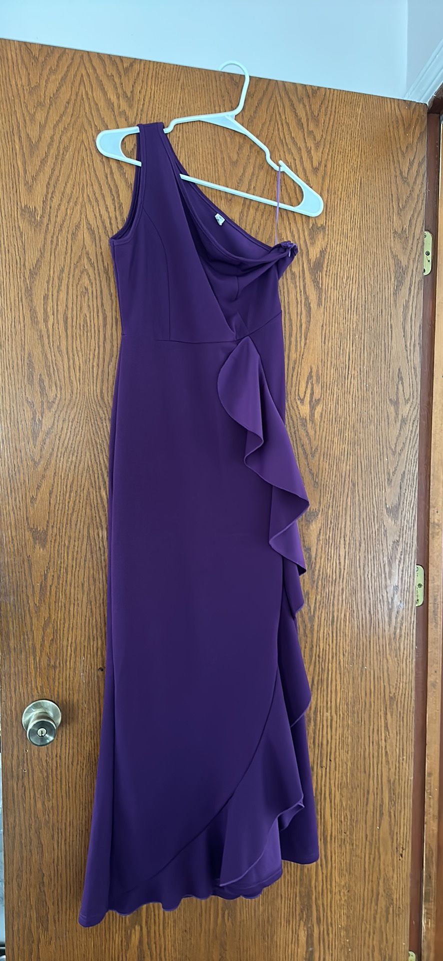 New Purple Long Formal Dress Size M