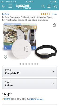 Pet safe, barrier, collar