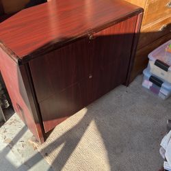 Wooden  2 Drawer File Cabinet Letter/Legal Size 