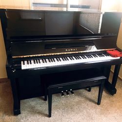 Fantastic sound 49” height Kawai upright  piano/Include delivery!!