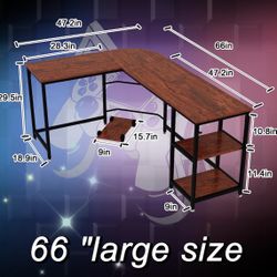 NEW L Shaped Desk with Storage