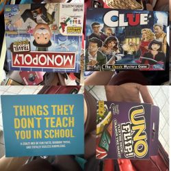 Board Game Bundle – Clue, Monopoly, UNO Flip, Trivia + More (Great Deal!)