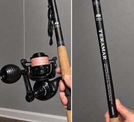 Van staal with a 8ft shimano teramar