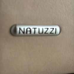 Authentic Natuzzi Italian Leather Loveseat - buttery soft