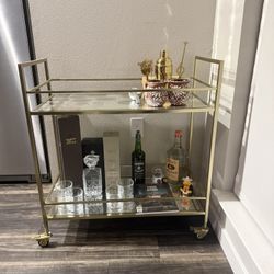 Gold Bar Cart