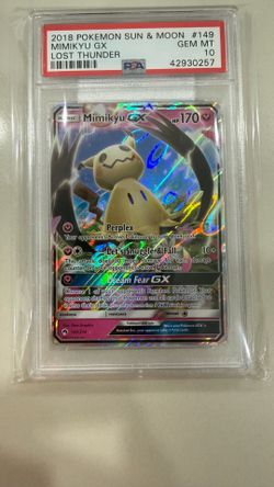 2018 Pokemon Sun & Moon Mimikyu GX Lost Thunder