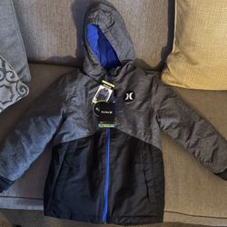 Boys Hurley Size 7/8 New Winter Coat