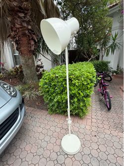 Floor/reading lamp, light beige