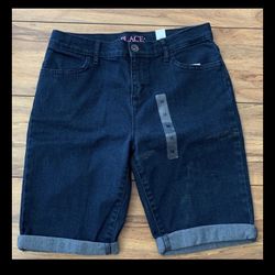 Girls, Jean shorts w/pockets, Size: 14