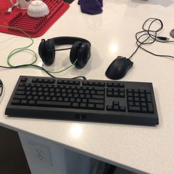 Razer Mouse, Keyboard, and Headset Bundle