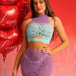 ONE SIZE/STRETCH Color See-Through Sexy Lingerie Set