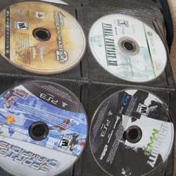 MASSIVE 123-Disc Video Game Lot! PS4, Xbox 360, PS3, PS2 + Disc Carrier – AS IS! 