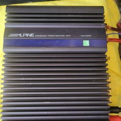 Alpine Amplifier 