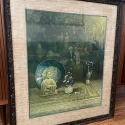 Framed Buddha Still Life Print