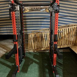 Vesta Fitness PRO SERIES Ultimate Half Rack Functional Trainer w/Smith Machine Bar | 320lb Stack | Gym Equipment | Fitness | Commercial | Squat Rack 