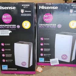 Hisense 50-Pint 2-Speed Dehumidifier With Built-in Pump ENERGY STAR (2 Available)