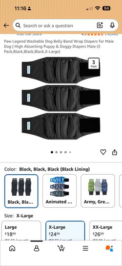 Waterproof Belly Bands for Dogs