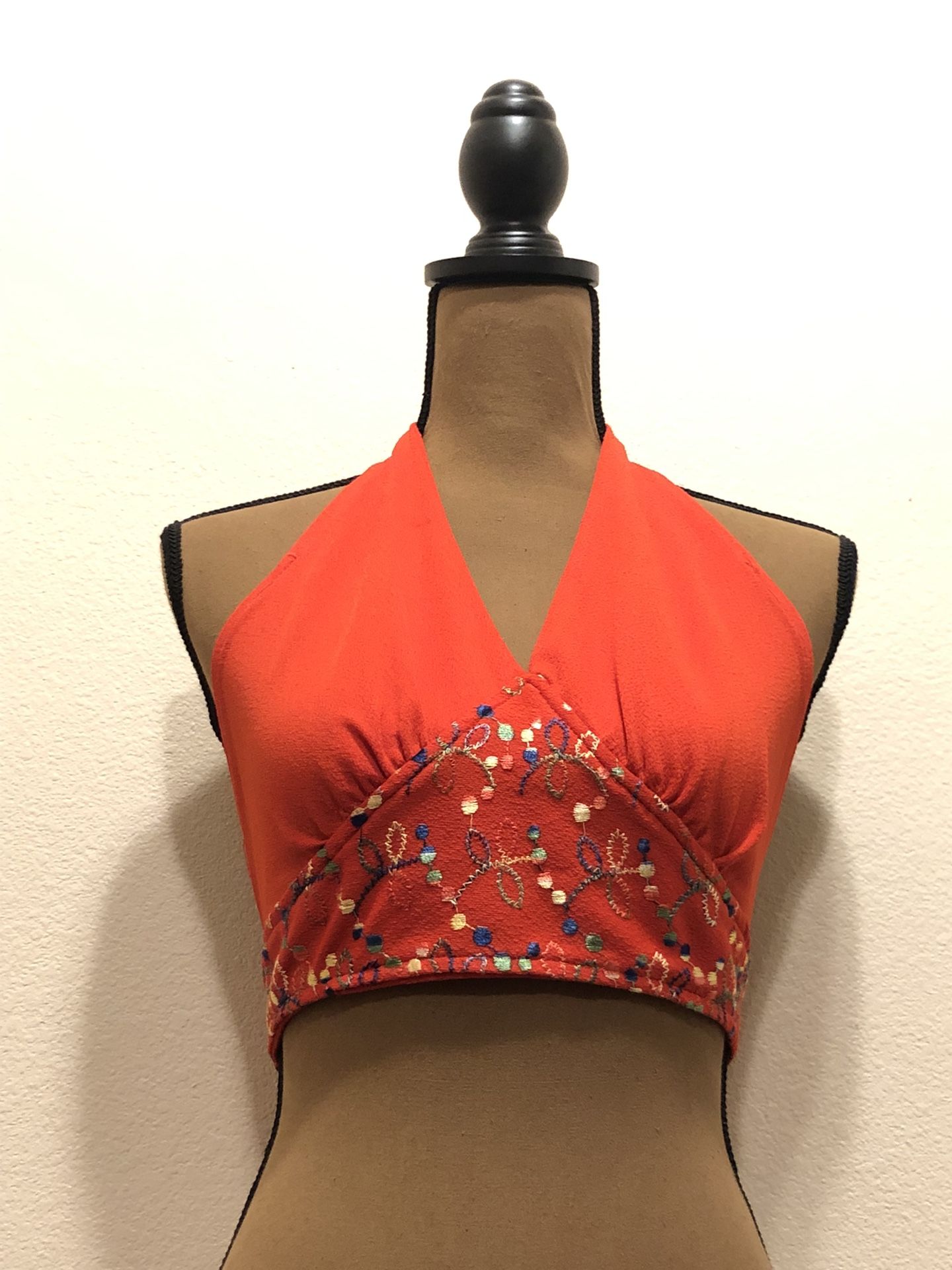 Vintage 1950s Halter Crop Top