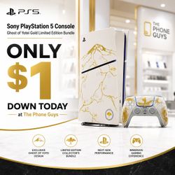 Sony Playstation 5 Slim Disc Model Limited Edition - Take it Home Today from $5 / Rest Later 
