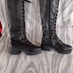 Yoki Faux leather boots