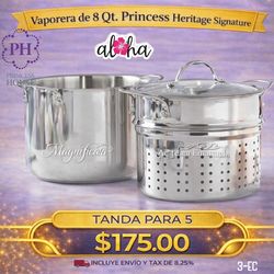 Olla de 8qt Princess House