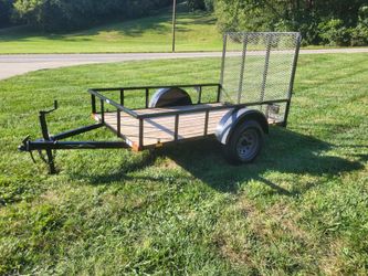 5x8 UTILITY TRAILER with Ramp