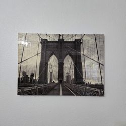 Manhattan Brooklyn Bridge Canvas H: 26" W: 36"
