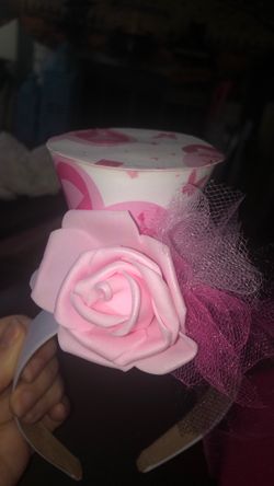 Breast Cancer Awareness Mini Top Hat