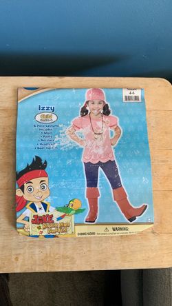 HALLOWEEN JAKE AND THE NEVERLAND PIRATES IZZY PIRATE KIDS SIZE SMALL 4-6 COSTUME