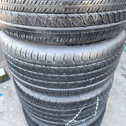 4 USED TIRES CONTINENTAL 255/45/19